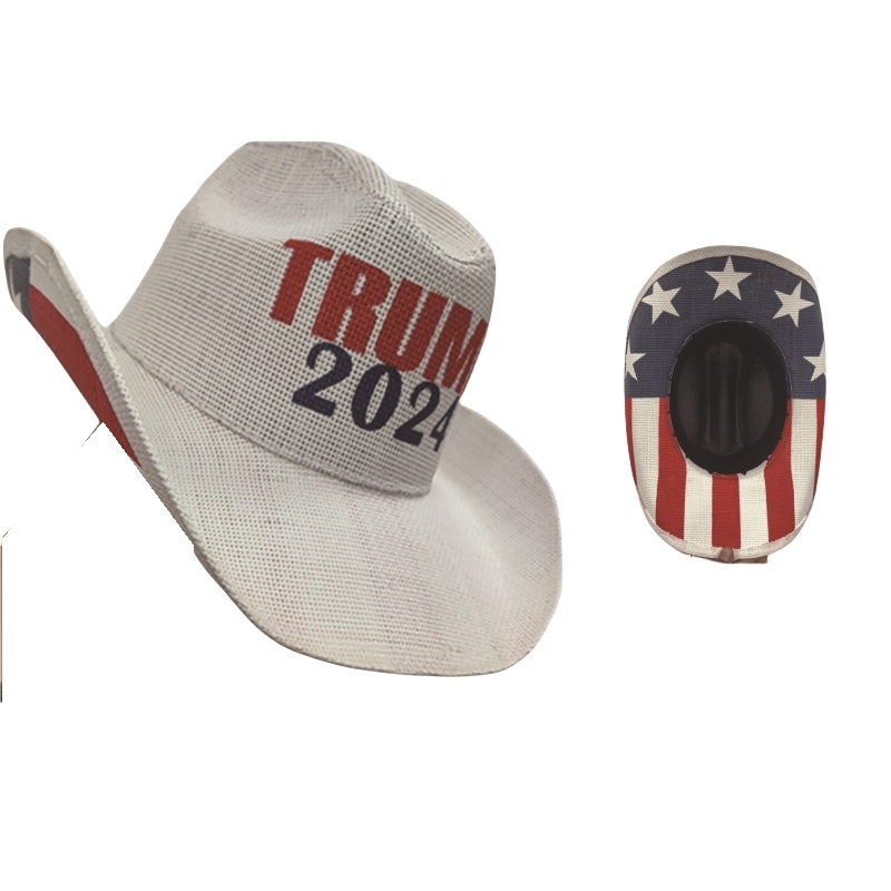 Trump Straw Cowbay Hat